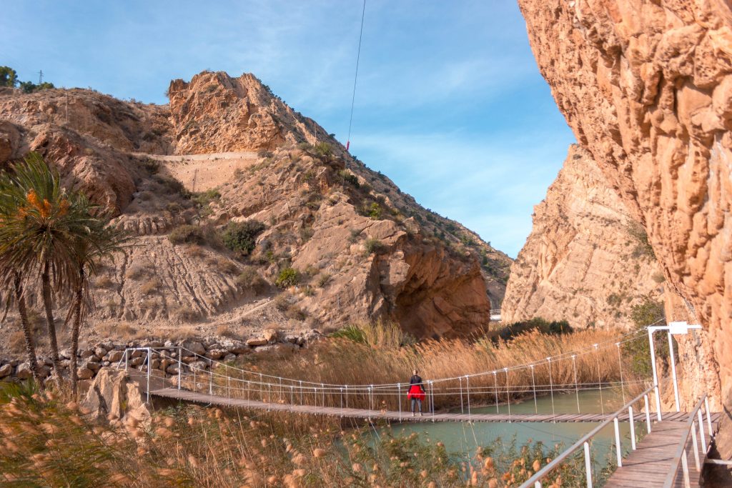 Foto de los puentes de Ojós sobre el Río Segura, en Murcia. 
